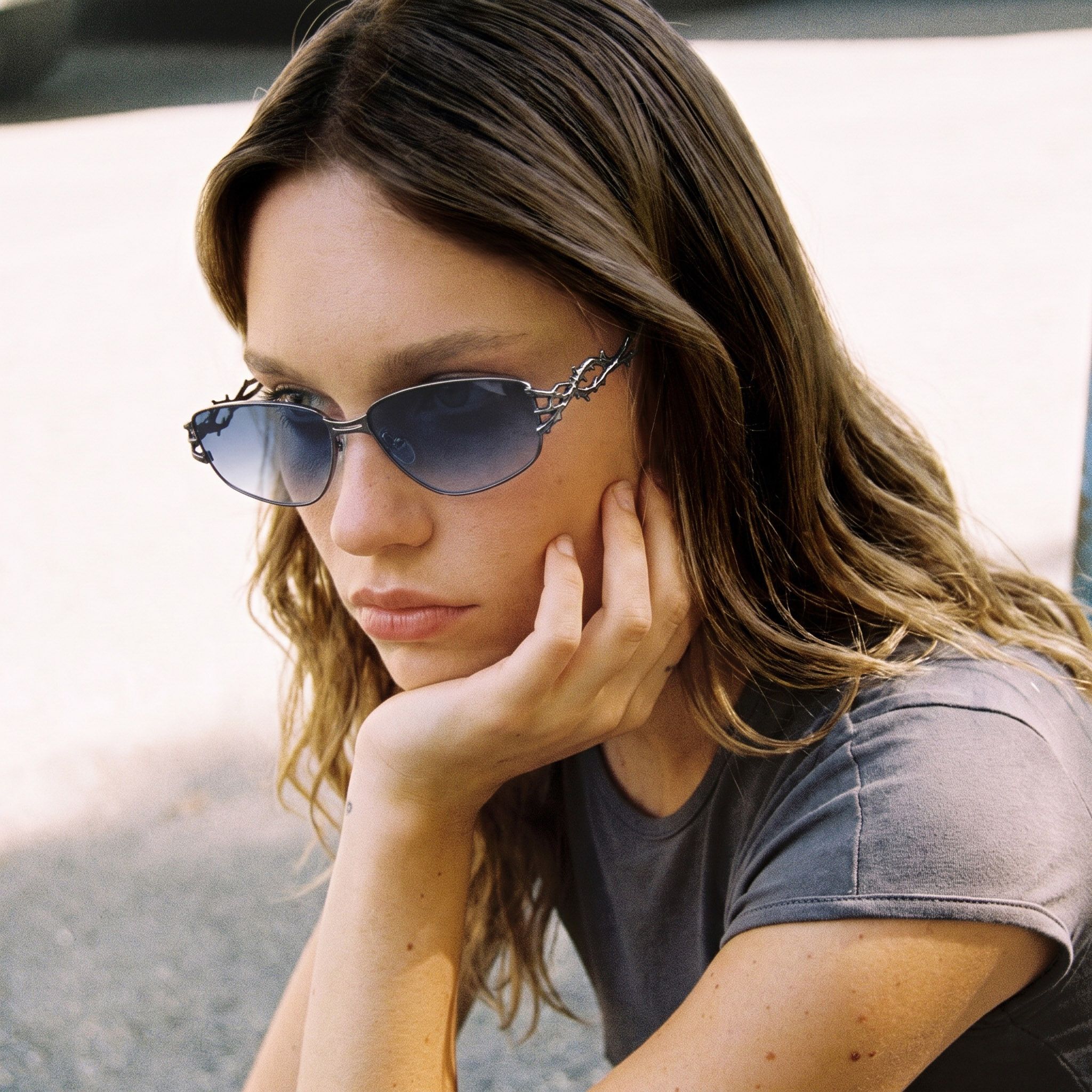 Vooglam Street Style in Real Life: Spine - Silver Spine Deco Gothic Eyewear by Vooglam