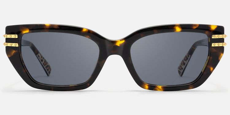 Nomad - Tortoise Cateye Sunglasses with Rivet by Vooglam