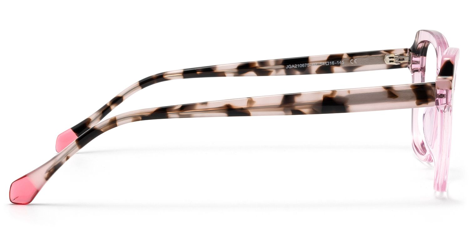 Opus - Butterfly Pink Eyeglasses by Vooglam - Side View