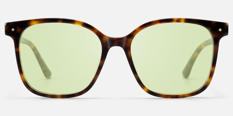 Spacek - Glam Punk Square Tortoise Sunglasses by Vooglam