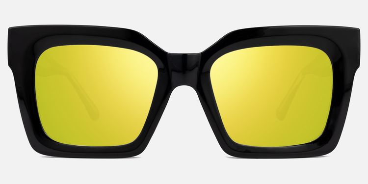Pacheco - Black Oversized Square Sunglasses by Vooglam