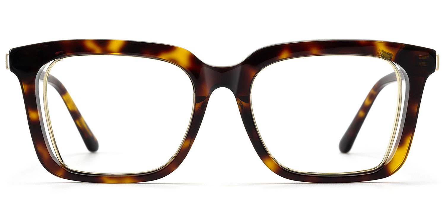 Chaparral - Fashion Rectangle Tortoise Glasses by Vooglam Product Details 1