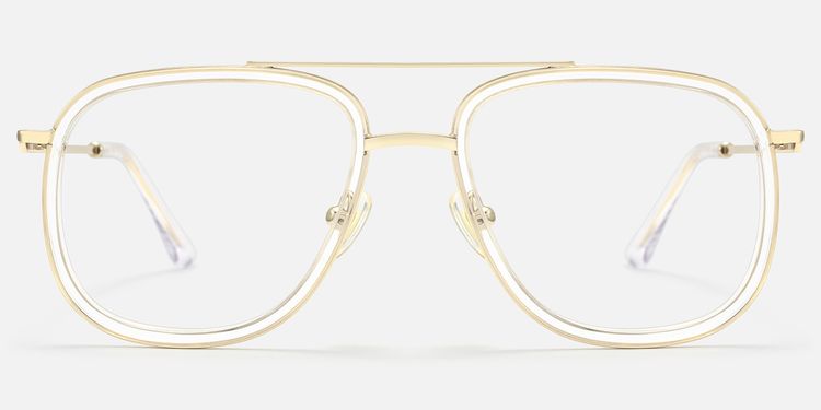 Breeze - Aviator Transparent Eyeglasses by Vooglam