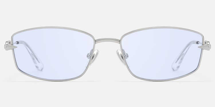 Bladework - Light Blue Tint Narrow Sunglasses by Vooglam