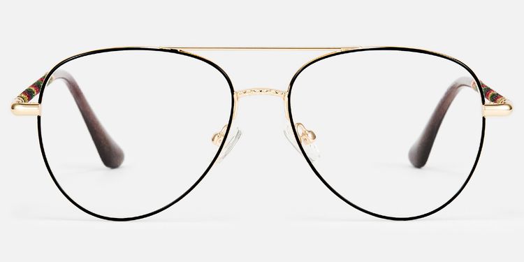 Joni - Aviator Two-tone Eyeglasses by Vooglam