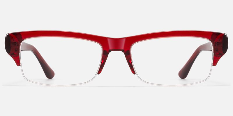 Kairo - Browline Red Eyeglasses