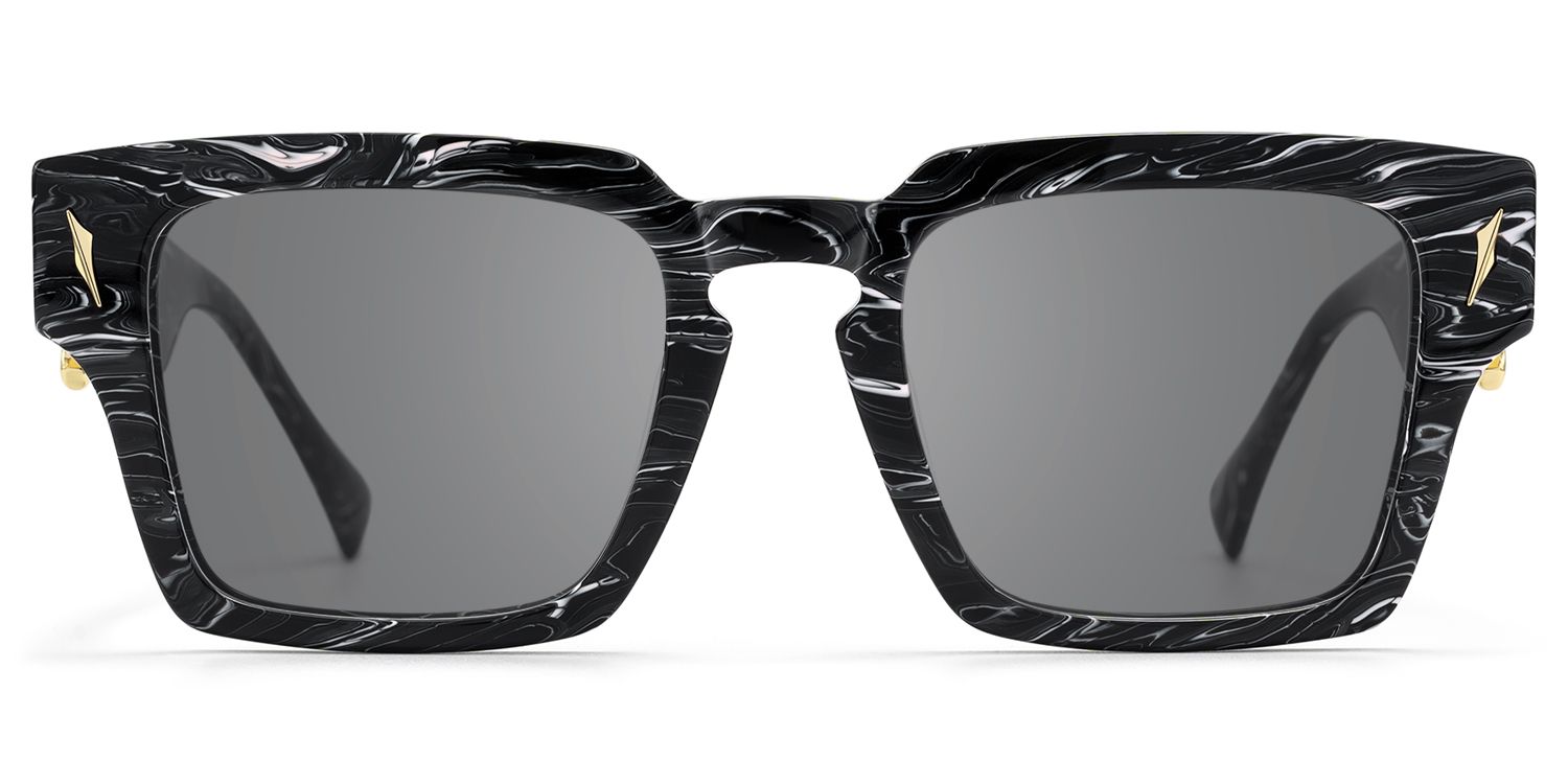 Stiletto - Black Marble Sword Sunglasses by Vooglam Product Details 1
