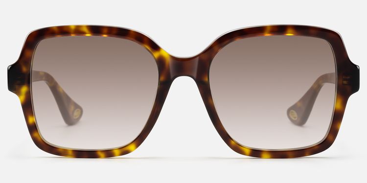 Meridian - Square Tortoise Acetate Sunglasses by Vooglam