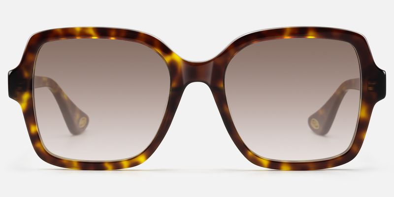 Meridian - Square Tortoise Acetate Sunglasses by Vooglam