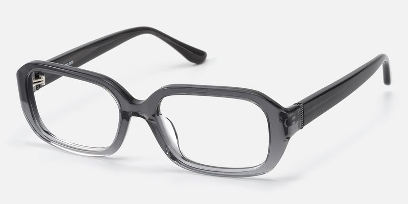 Mies - Gradient Gray Glasses with witbfdbfdh Screw Deco by Vooglam
