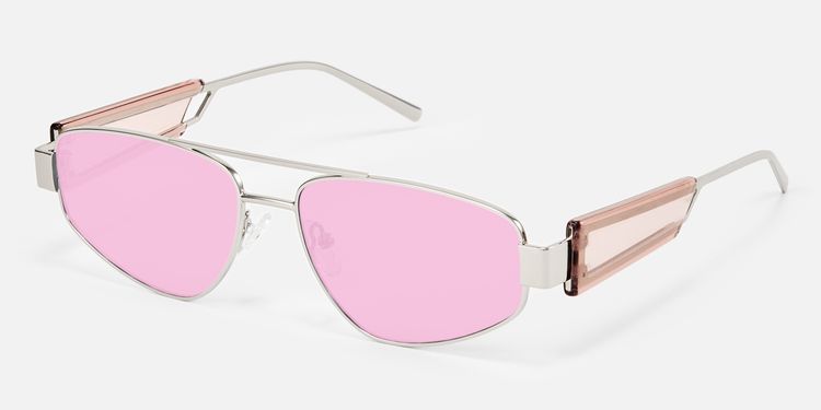 Orbit - Aviator Silver Sunglasses by Vooglam