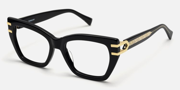 Warrior - Butterfly Black Eyeglasses by Vooglam