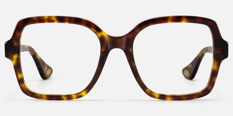 Meridian - Oversized Boho Square Tortoise Glasses by Vooglam