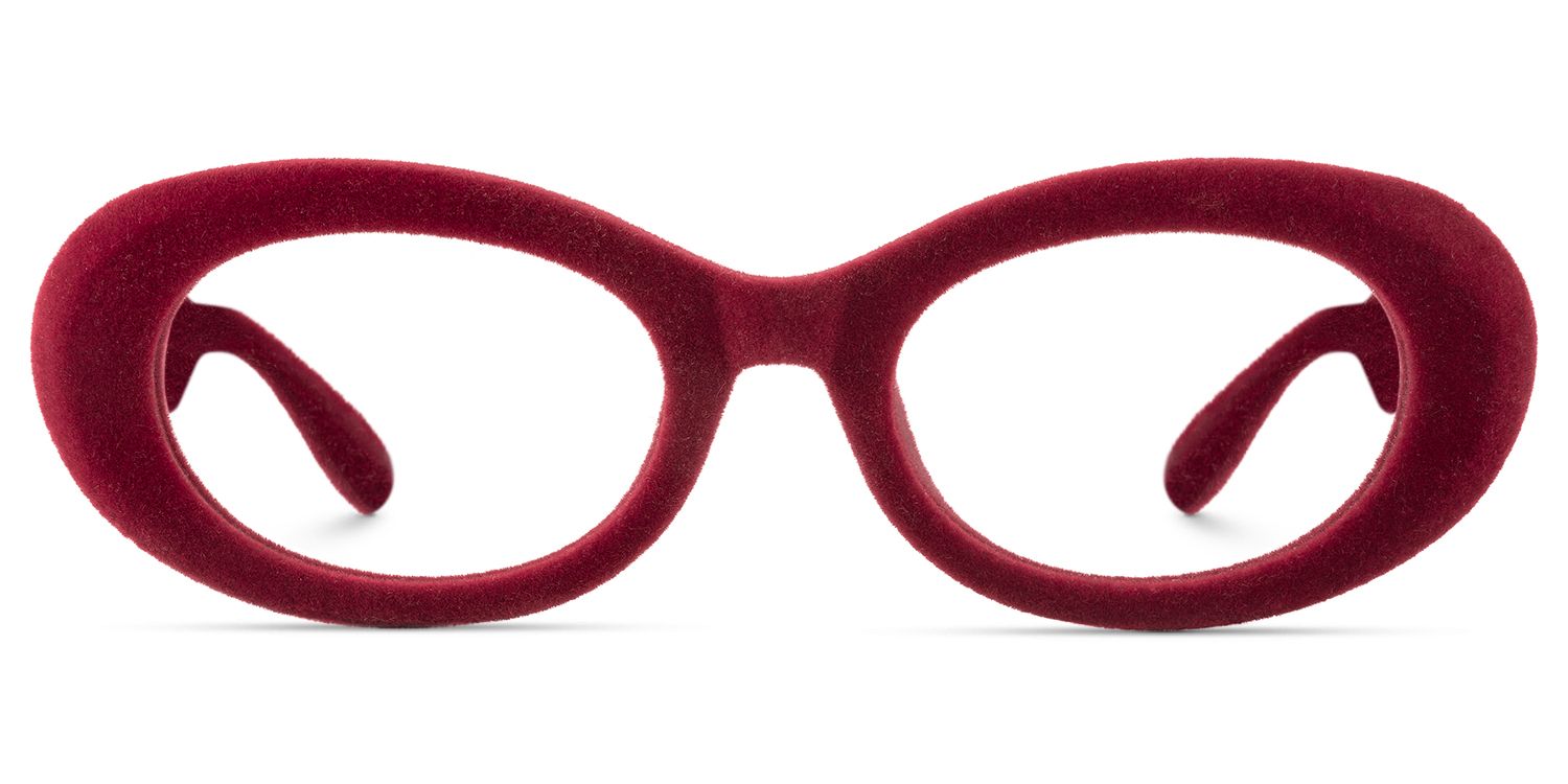 Royale - Oval Red Eyeglasses by Vooglam Product Details 1