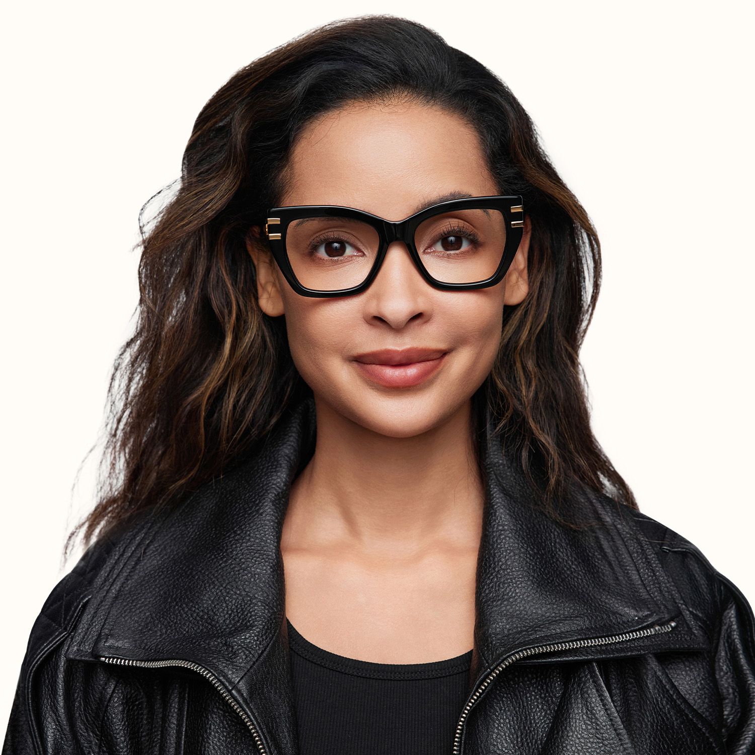 Warrior - Butterfly Black Eyeglasses by Vooglam - On Model