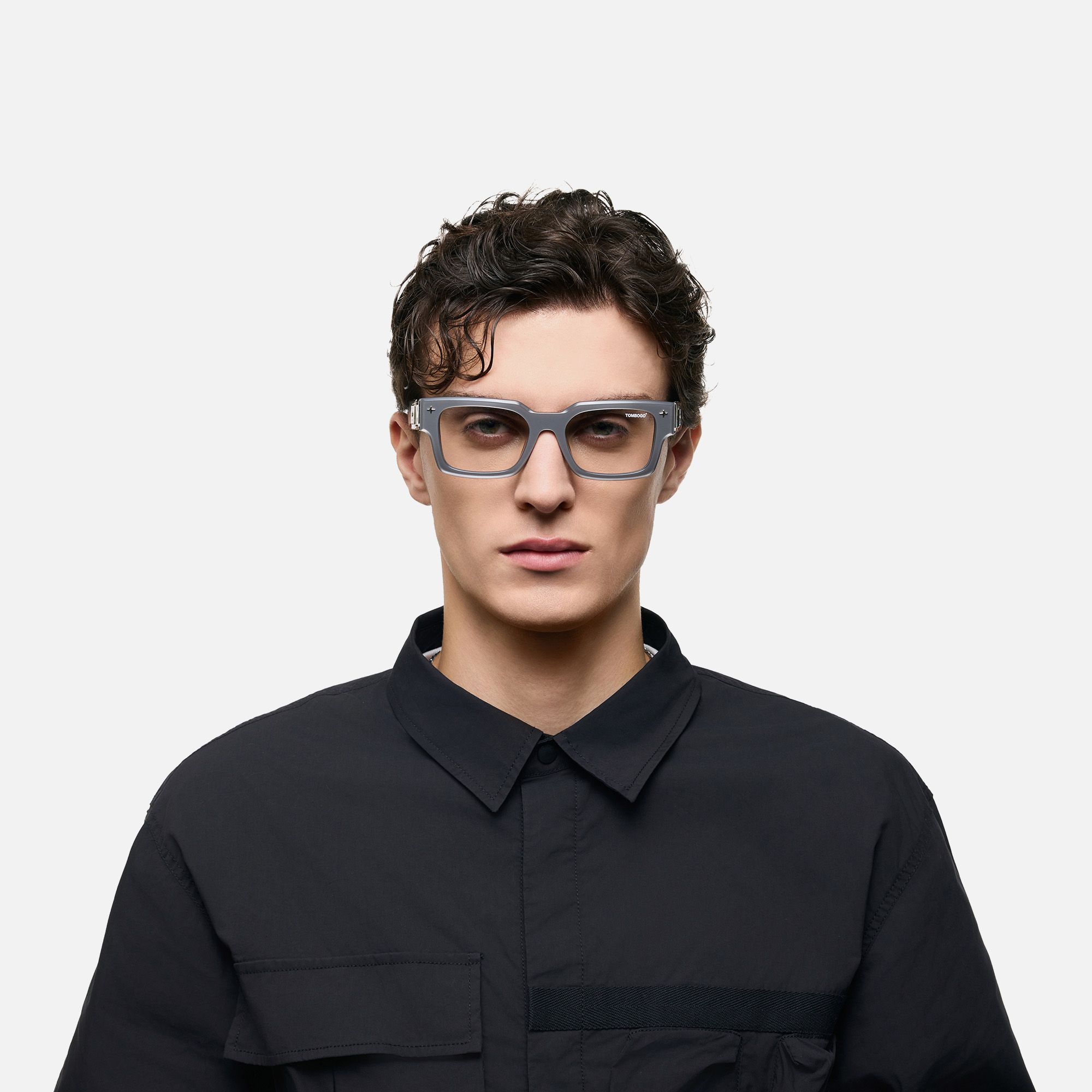 The Programmer - Chunky Silver USB Glasses by Vooglam - Lifestyle Look