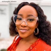 Veromca - Cat Eye Crystal Clear Eyeglasses - 9