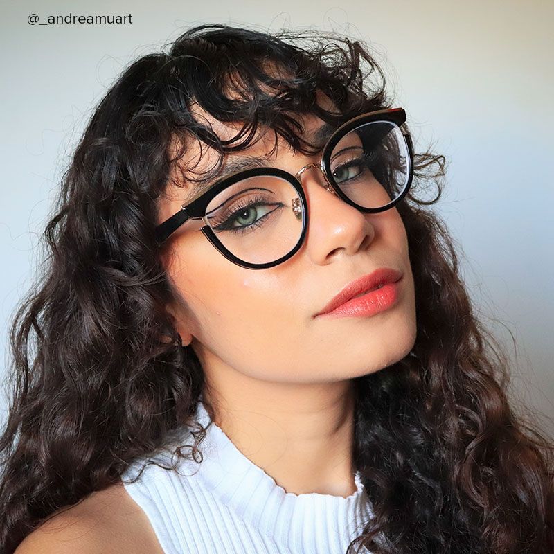 Retro - Black Round Glasses - 11