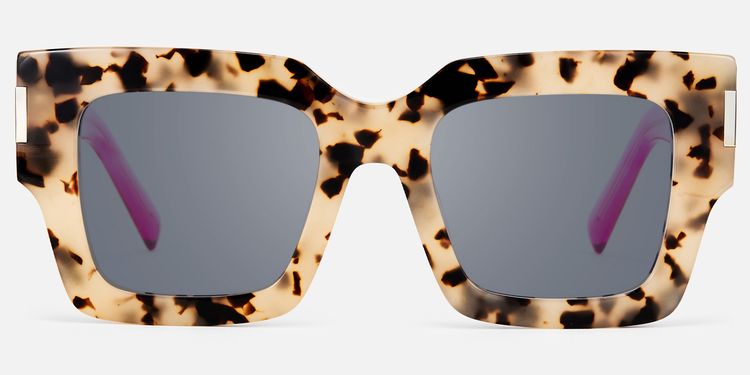 Vaeda - Bold Square Tortoise Sunglasses by Vooglam