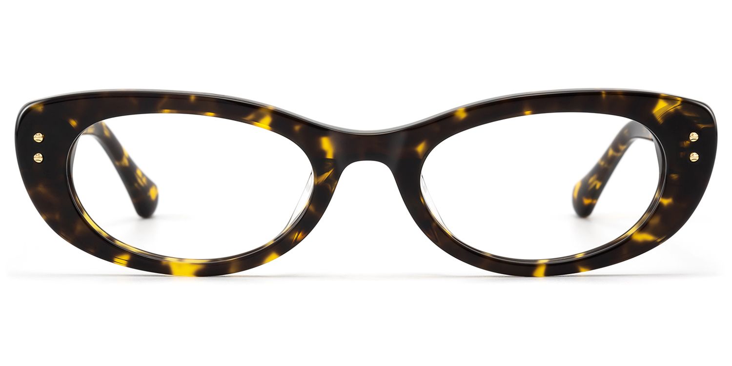 Ginza - Tortoise Retro Narrow Cat Eye Glasses by Vooglam Product Details 1