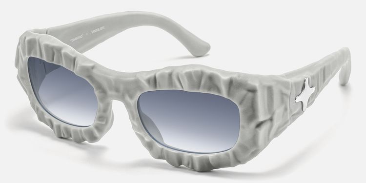 The Geologist - Gray Marble Sunglasses by Vooglam