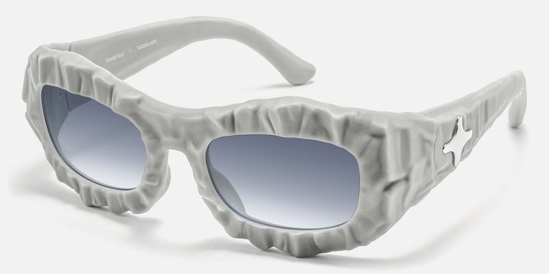 The Geologist - Gray Marble Sunglasses by Vooglam