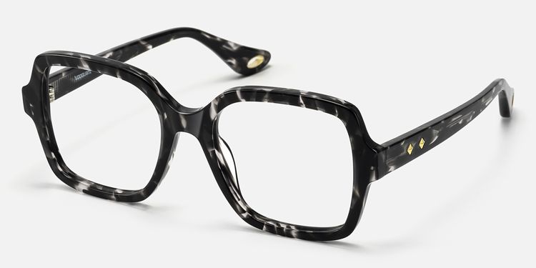Meridian - Statement Square Black Eyeglasses by Vooglam