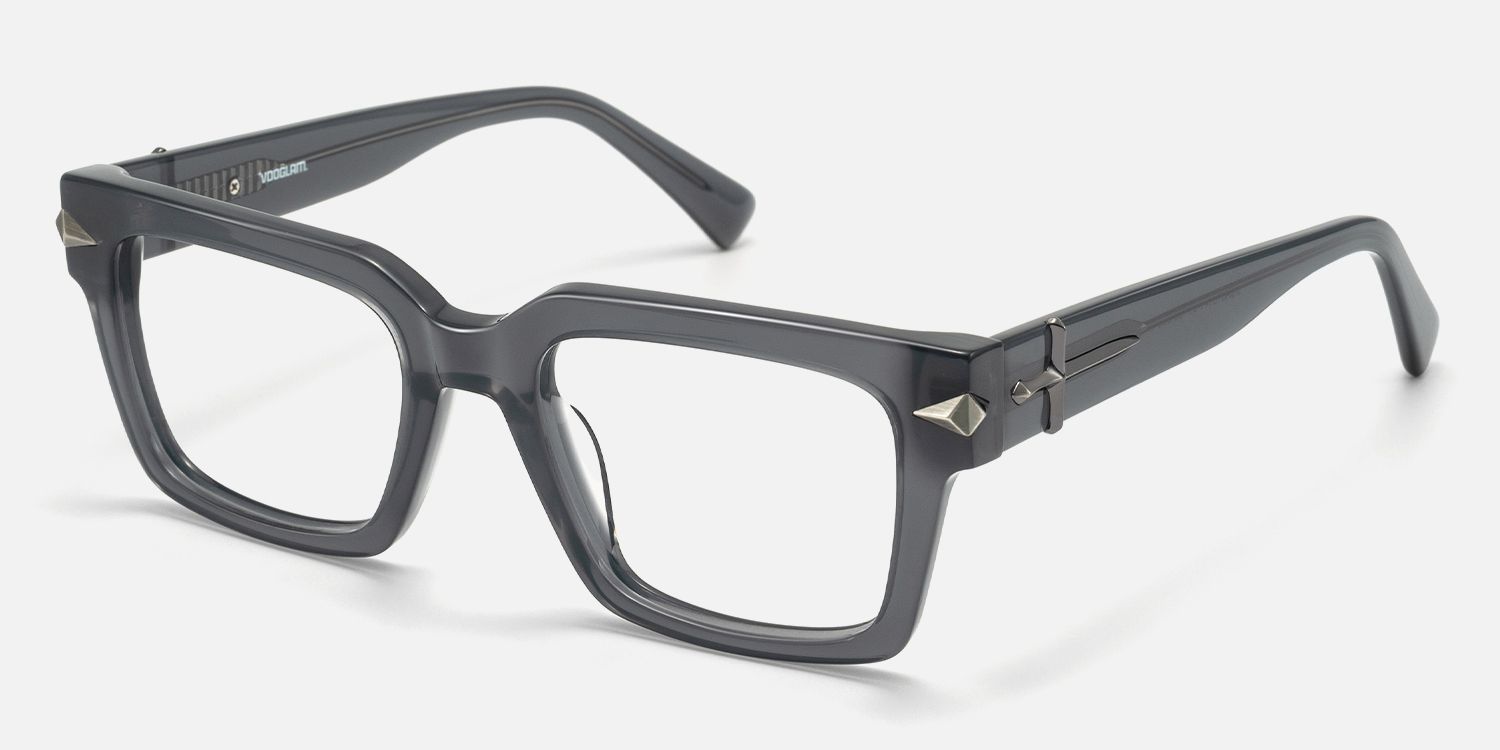 Covenant - Gray Transparent Sword Glasses by Vooglam - Front View