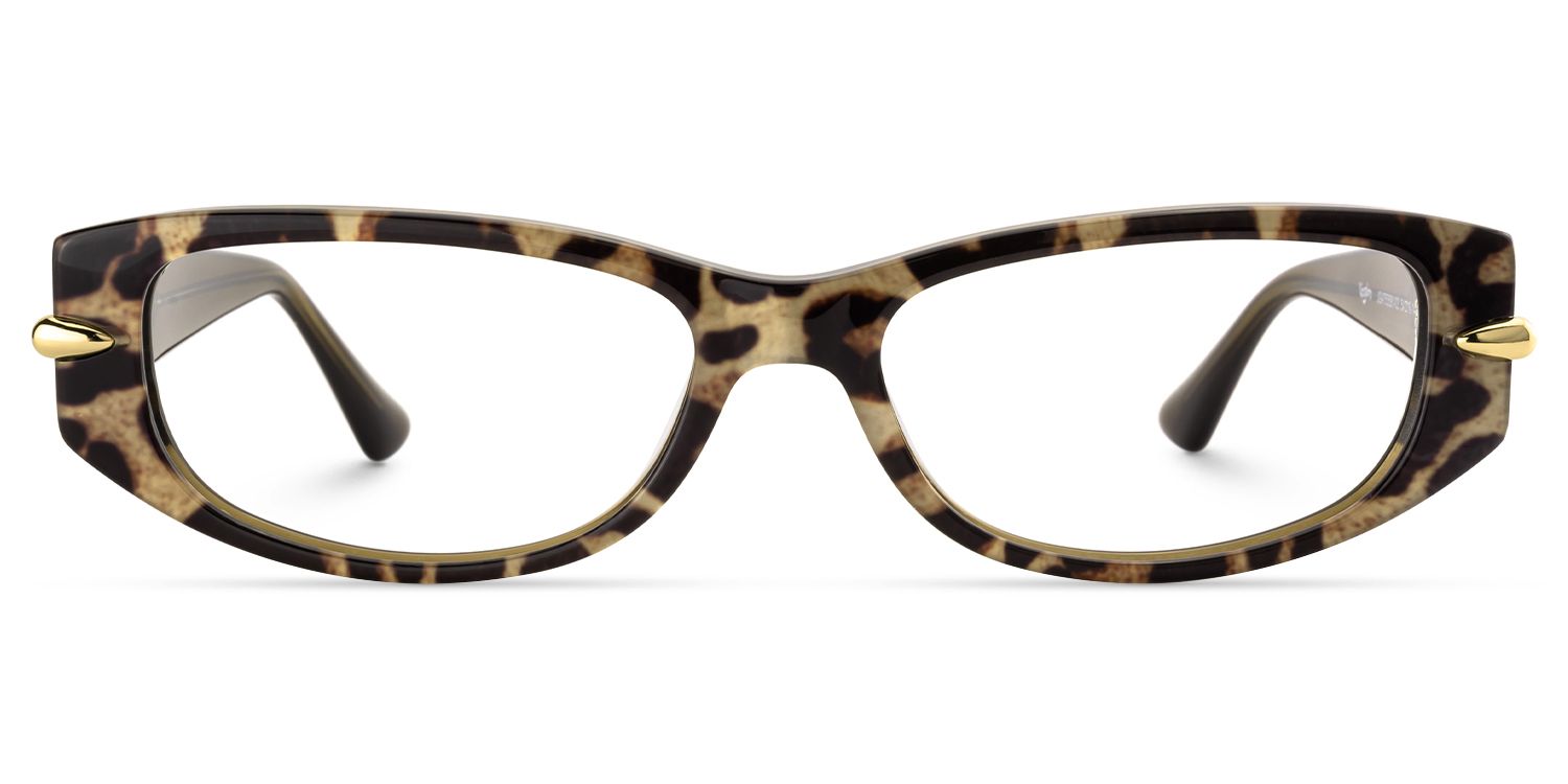 Erica - Rectangle Tortoise Eyeglasses by Vooglam Product Details 1