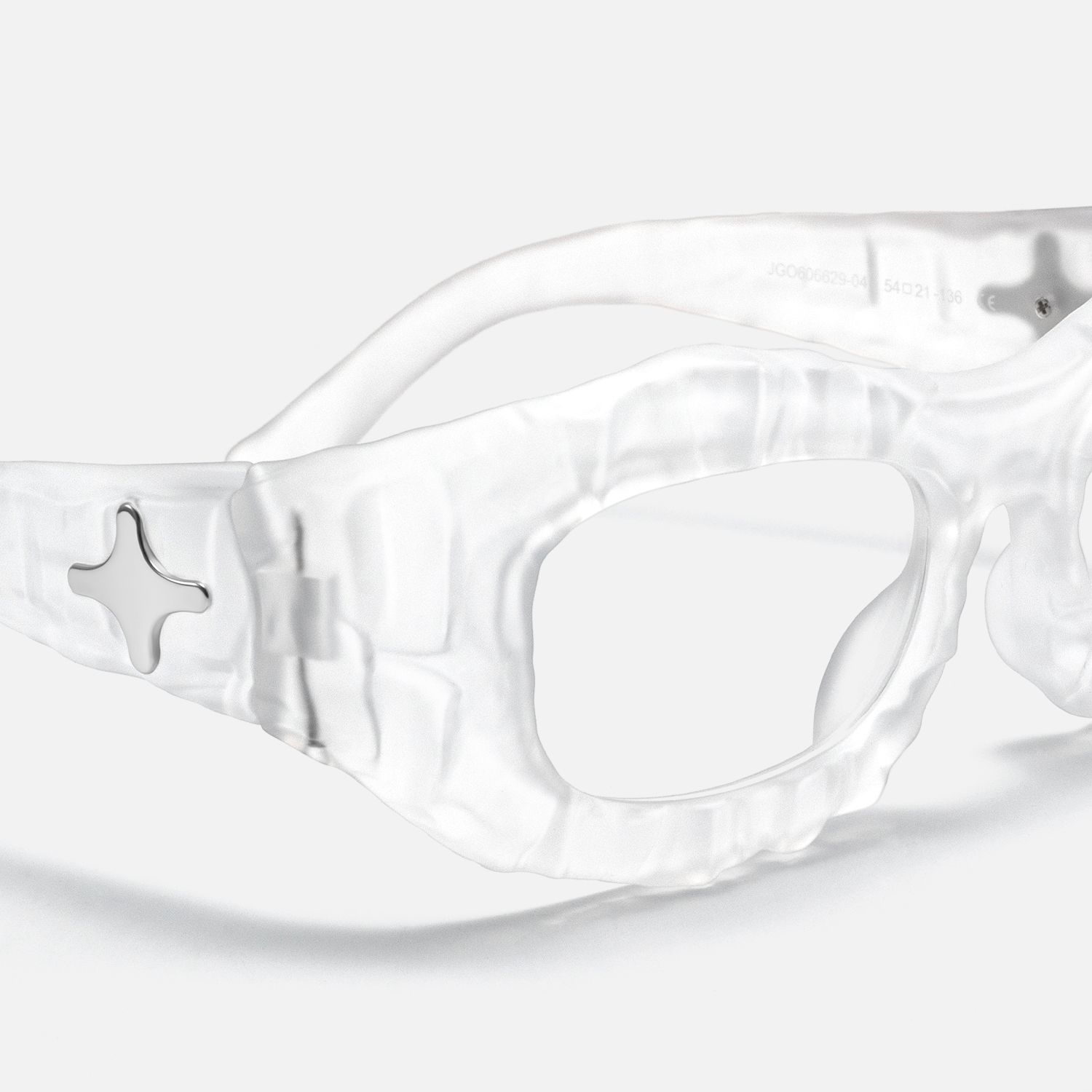 The Geologist - Clear Transparent Marble Glasses by Vooglam - Design Details