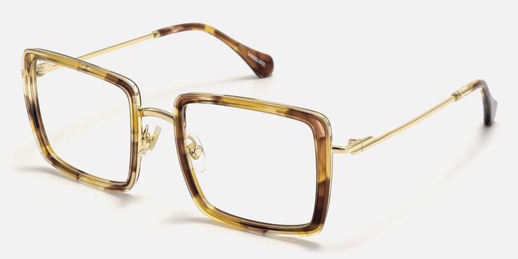 Harmony - Square Tortoise Eyeglasses by Vooglam