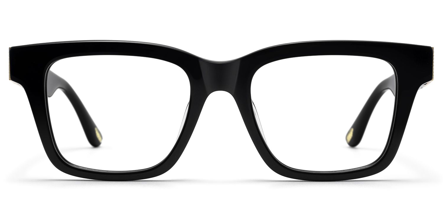 Legacy - Rectangle Black Eyeglasses by Vooglam Product Details 1