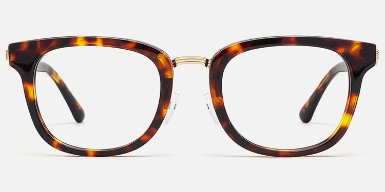 Silenzio - Square Tortoise Eyeglasses by Vooglam