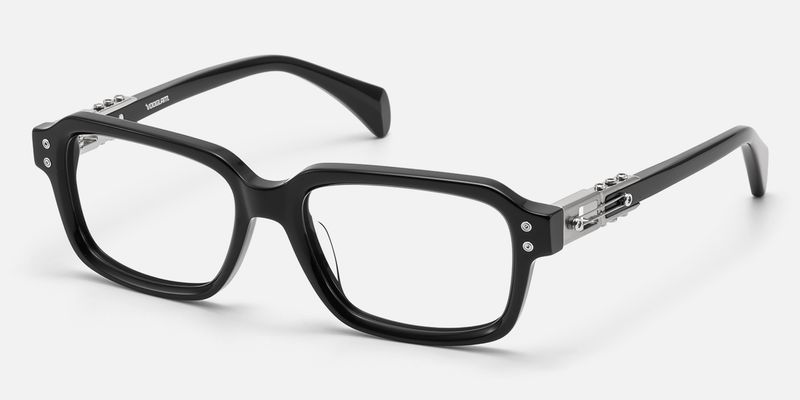 Anacortes - Rectangle Black Eyeglasses