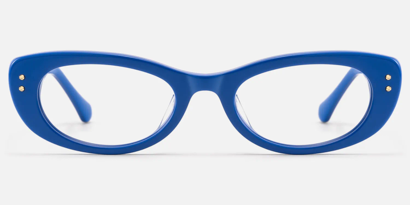Lizzy - Geometric Gold Eyeglasses1