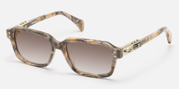 Anacortes - Gradient Brown Pattern Guitar Shades by Vooglam