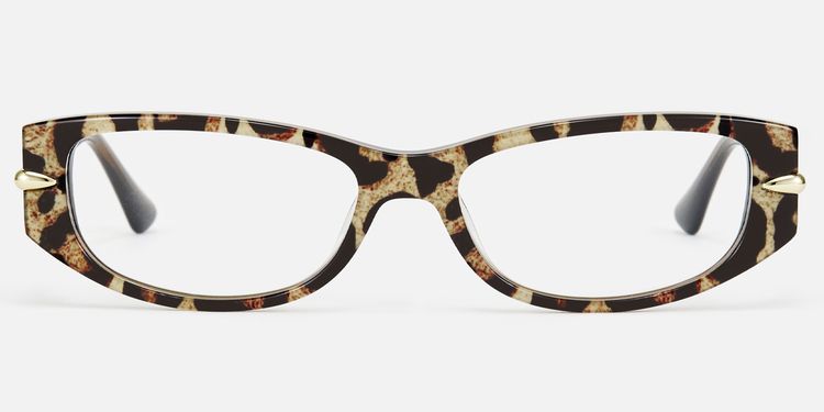 Erica - Rectangle Tortoise Eyeglasses by Vooglam