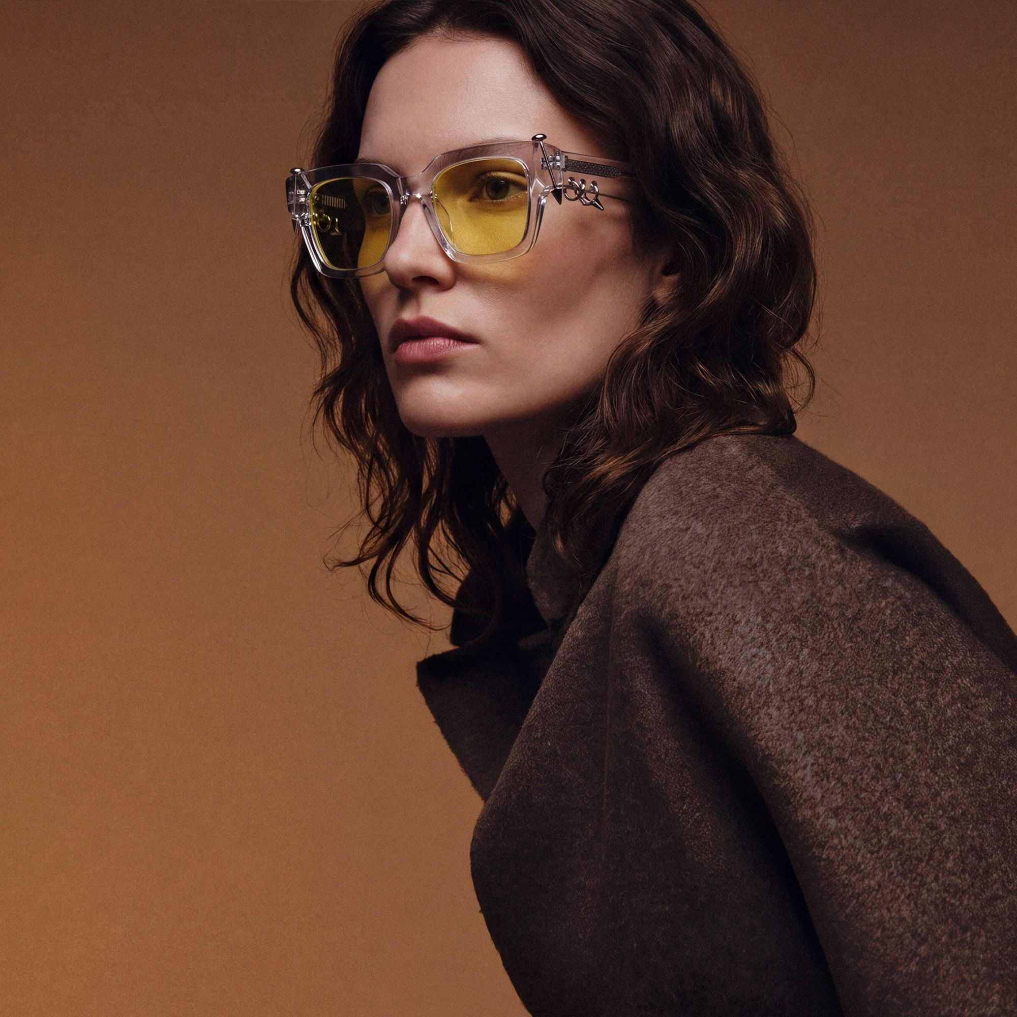 Brand Story: Behind the design of Sabrina - Clear Pierced Yellow Tint Sunglasses by Vooglam