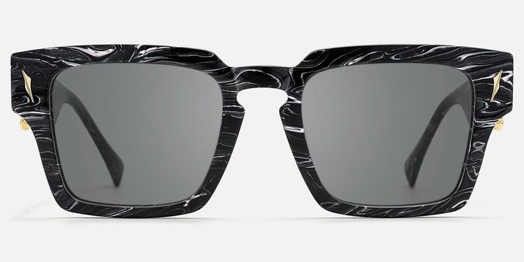 Stiletto - Black Marble Sword Sunglasses by Vooglam