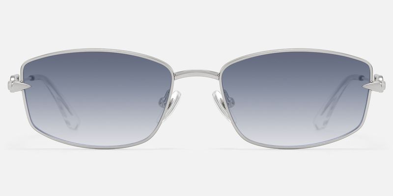 Bladework - Silver Safety Pin Gradient Glasses by Vooglam