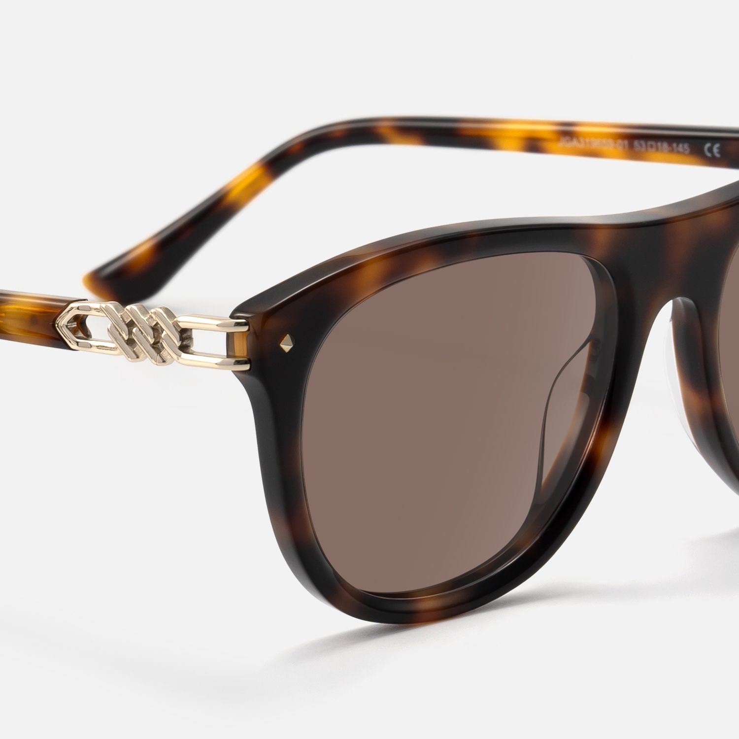 O'Keeffe - Vintage Aviator Tortoise Sunglasses by Vooglam - Design Details