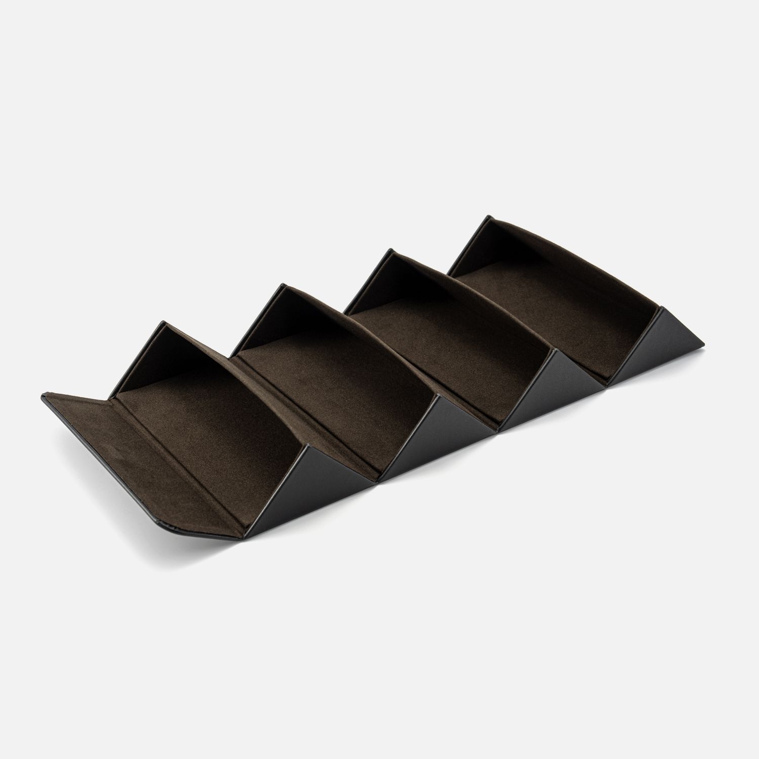 Fourfold Eyewear Case -  Black by Vooglam - Angle View