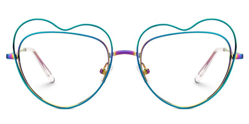 Fidelio - Heart Multicolor Eyeglasses by Vooglam