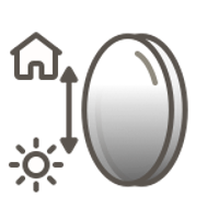 Chelsie - Rectangle Black Eyeglasses | Vooglam Side View