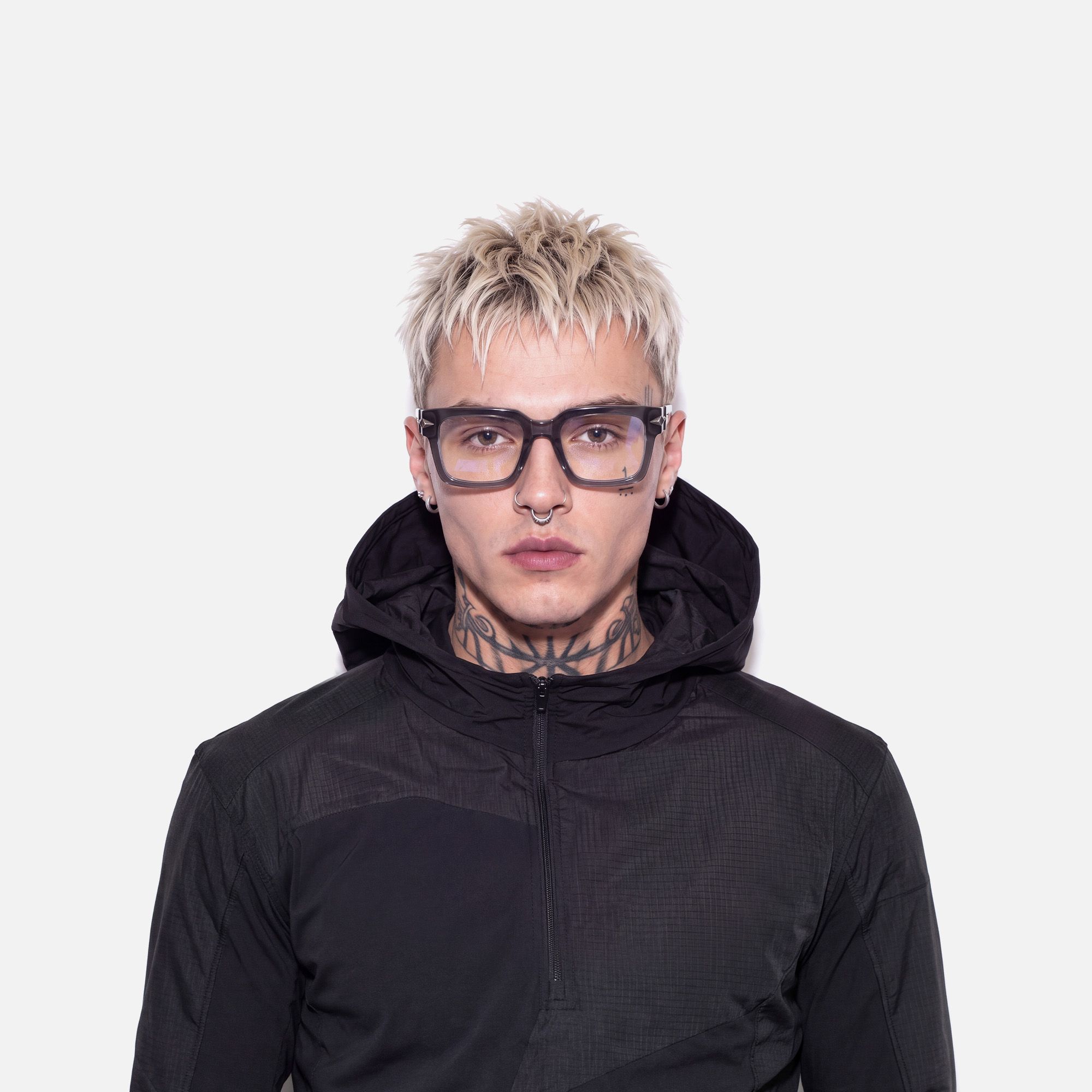 Covenant - Gray Transparent Sword Glasses by Vooglam - Lifestyle Look