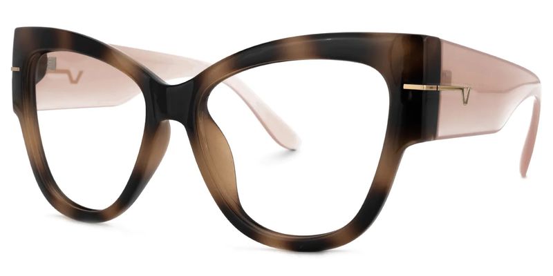 Elektra - Cat Eye Tortoise Eyeglasses - 2