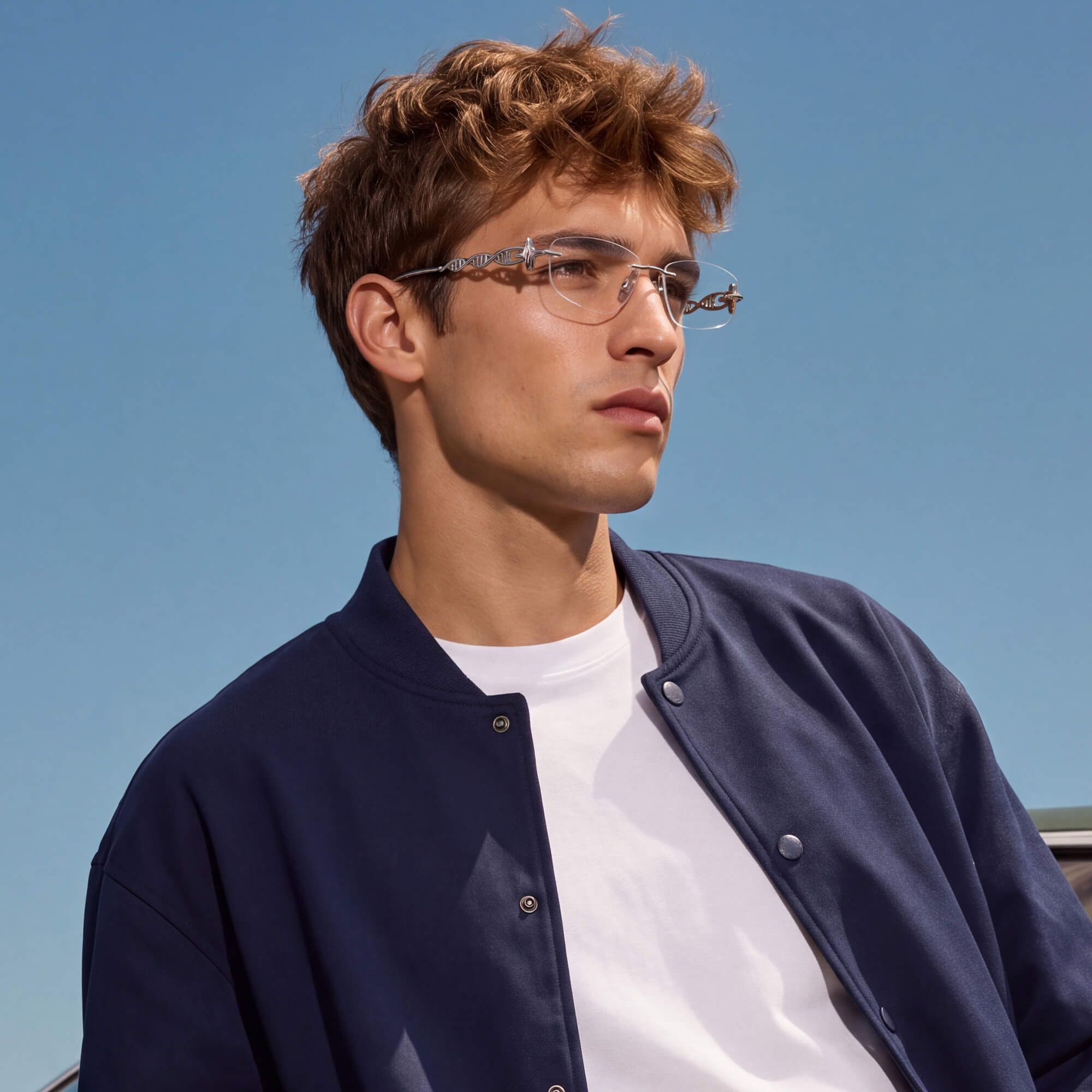 Brand Story: Behind the design of The Decoder - Silver Rimless DNA Glasses by Vooglam