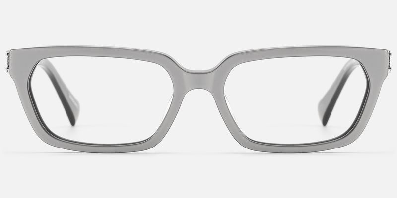 Scarpa - Pearlescent Silver Double Wire Glasses by Vooglam