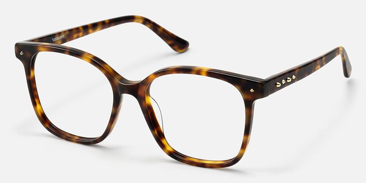 Spacek - Boho Square Tortoise Eyeglasses by Vooglam