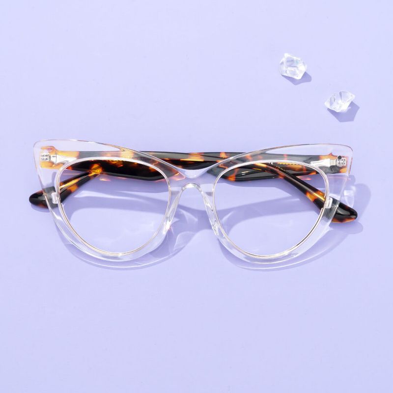 Akua - Cat Eye Crystal Eyeglasses - 5